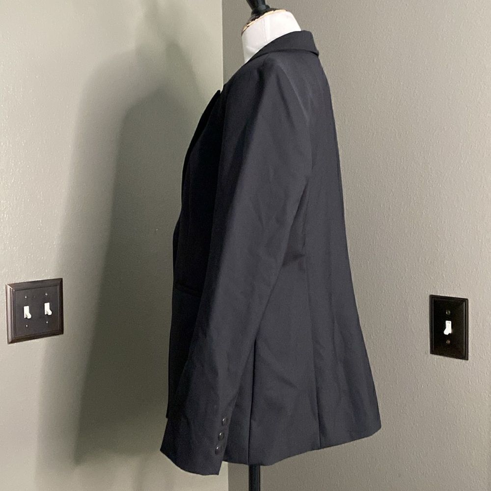 Halogen Black Blazer Jacketsingle Button - image 7